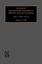Advances in Quantitative Analysis of Finance and Accounting