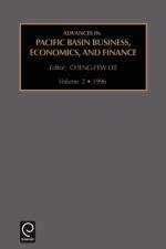 Advances in Pacific Basin Business, Economics and Finance