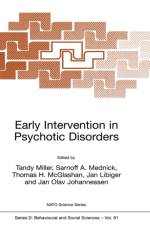 Early Intervention in Psychotic Disorders