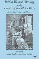 British Women's Writing in the Long Eighteenth Century