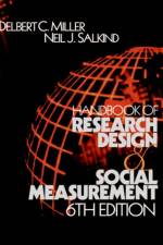 Handbook of Research Design and Social Measurement