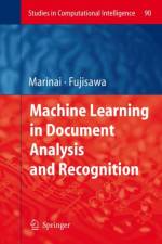 Machine Learning in Document Analysis and Recognition