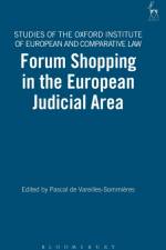 Forum Shopping in the European Judicial Area