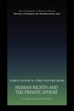 Human Rights and the Private Sphere vol 1