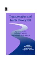 Transportation and Traffic Theory