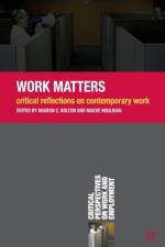 Work Matters af Sharon Bolton