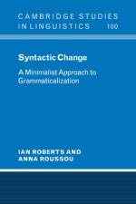 Syntactic Change af Ian (University of Cambridge) Roberts