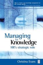 Managing for Knowledge af Christina Evans