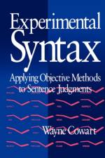 Experimental Syntax af Wayne Cowart