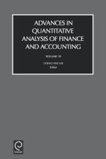 Advances in Quantitive Analysis of Finance and Accounting