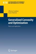 Generalized Convexity and Optimization af Laura Martein