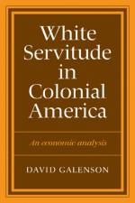 White Servitude in Colonial America af David W. Galenson