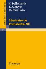 Seminaire de Probabilites VII