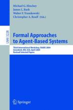 Formal Approaches to Agent-Based Systems