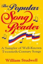 The Popular Song Reader af William E Studwell
