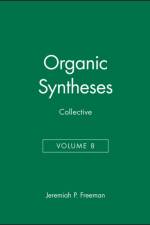 Organic Syntheses, Collective Volume 8 af JP Freeman