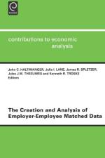 The Creation and Analysis of Employer-employee Matched Data