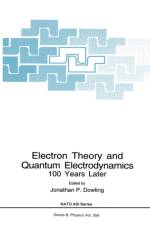 Electron Theory and Quantum Electrodynamics