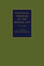 Political Theories of the Middle Age af Otto Gierke