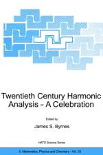 Twentieth Century Harmonic Analysis