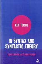 Key Terms in Syntax and Syntactic Theory