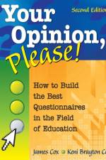 Your Opinion, Please! af James B. Cox