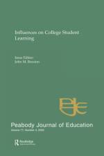 Influences on College Student Learning af John M. Braxton
