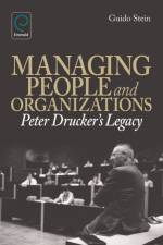 Managing People and Organizations af Guido Stein