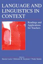 Language and Linguistics in Context