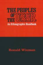 Peoples of the USSR af Ronald Wixman