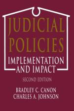 Judicial Policies af Bradley C. Canon
