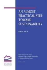 An Almost Practical Step Toward Sustainability af Robert M. Solow