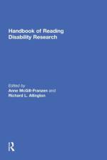 Handbook of Reading Disability Research