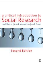 A Critical Introduction to Social Research af Matt Henn