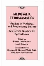 Medievalia et Humanistica, No. 41