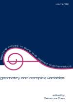 Geometry and Complex Variables af S. Coen