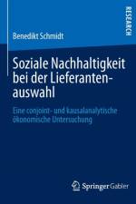Soziale Nachhaltigkeit Bei Der Lieferantenauswahl af Benedikt Schmidt