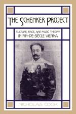 The Schenker Project af Nicholas (Prof. of Music Cook
