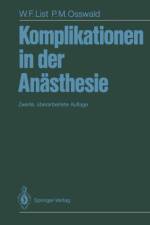 Komplikationen in der Anasthesie af Peter-Michael Osswald
