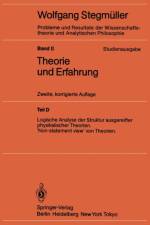 Logische Analyse Der Struktur Ausgereifter Physikalischer Theorien 'non-Statement View' Von Theorien af Wolfgang Stegmüller