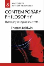 Contemporary Philosophy af Thomas ( Baldwin