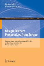 Design Science: Perspectives from Europe