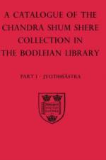 A Descriptive Catalogue of the Sanskrit and other Indian Manuscripts of the Chandra Shum Shere Collection in the Bodleian Library: Part I: Jyotihsastra af David Pingree
