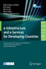 e-Infrastructure and e-Services for Developing Countries