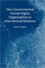 Non-Governmental Human Rights Organizations in International Relations af P. Baehr