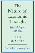 The Nature of Economic Thought af G. L. S. Shackle