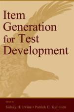 Item Generation for Test Development