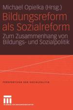 Bildungsreform ALS Sozialreform