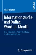 Informationssuche Und Online Word-Of-Mouth af Jonas Reichelt
