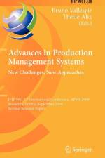 Advances in Production Management Systems: New Challenges, New Approaches
